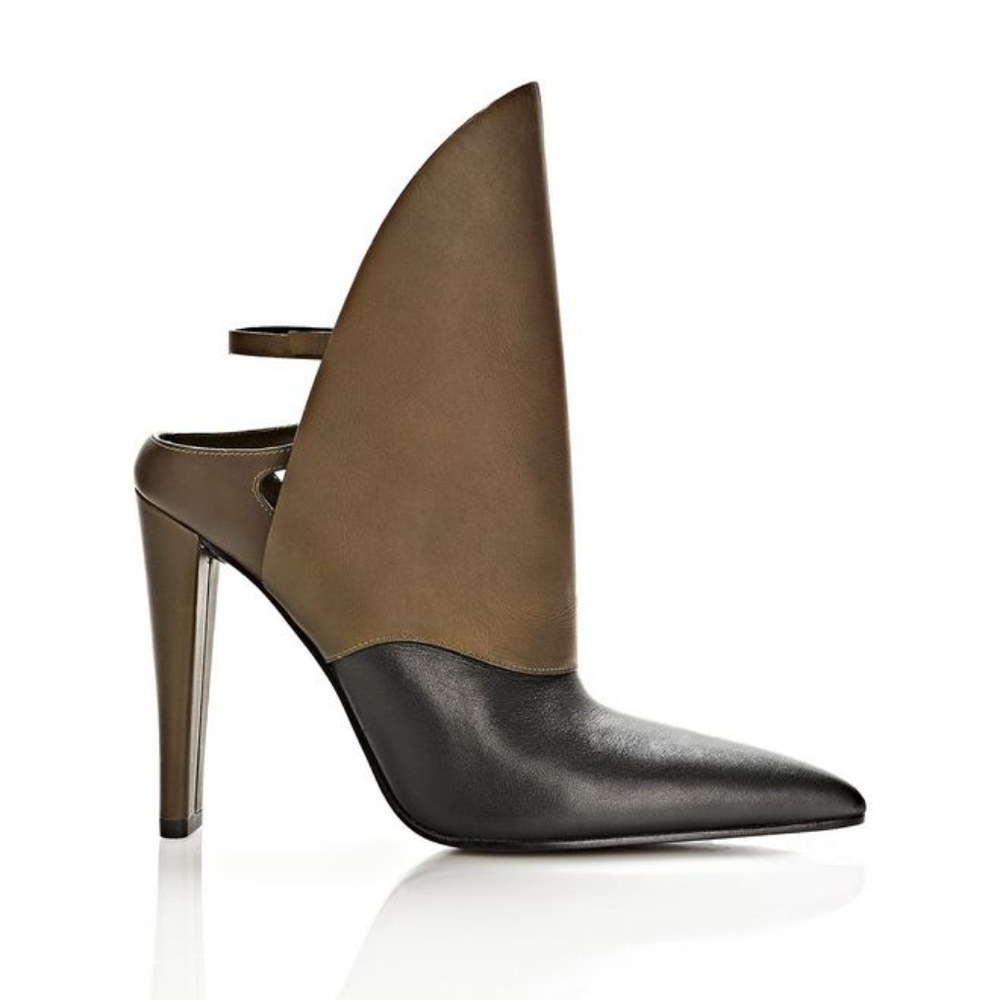 Alexander Wang Black and Brown Heels Classic Design